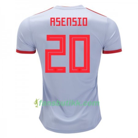 Fotball-VM 2018 Spania drakt Asensio 20 Bortetrøye